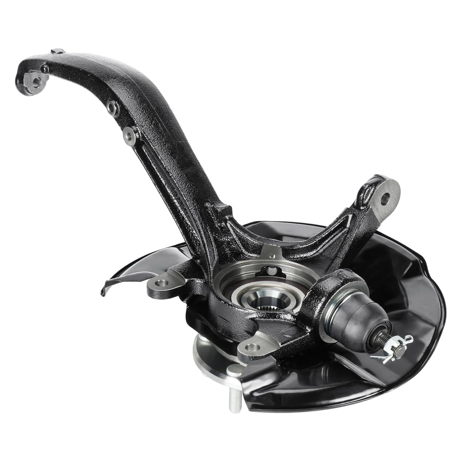 LK052 Front Right Steering Knuckle &amp; Wheel Bearing Hub Assembly for Honda Accord 2008-2012, for Acura TSX 2009-2014, Passenger Side, 698-446 698446, 44300TA0A61, 44300TA0A62, 44600TA0A00, 45255TA0A00