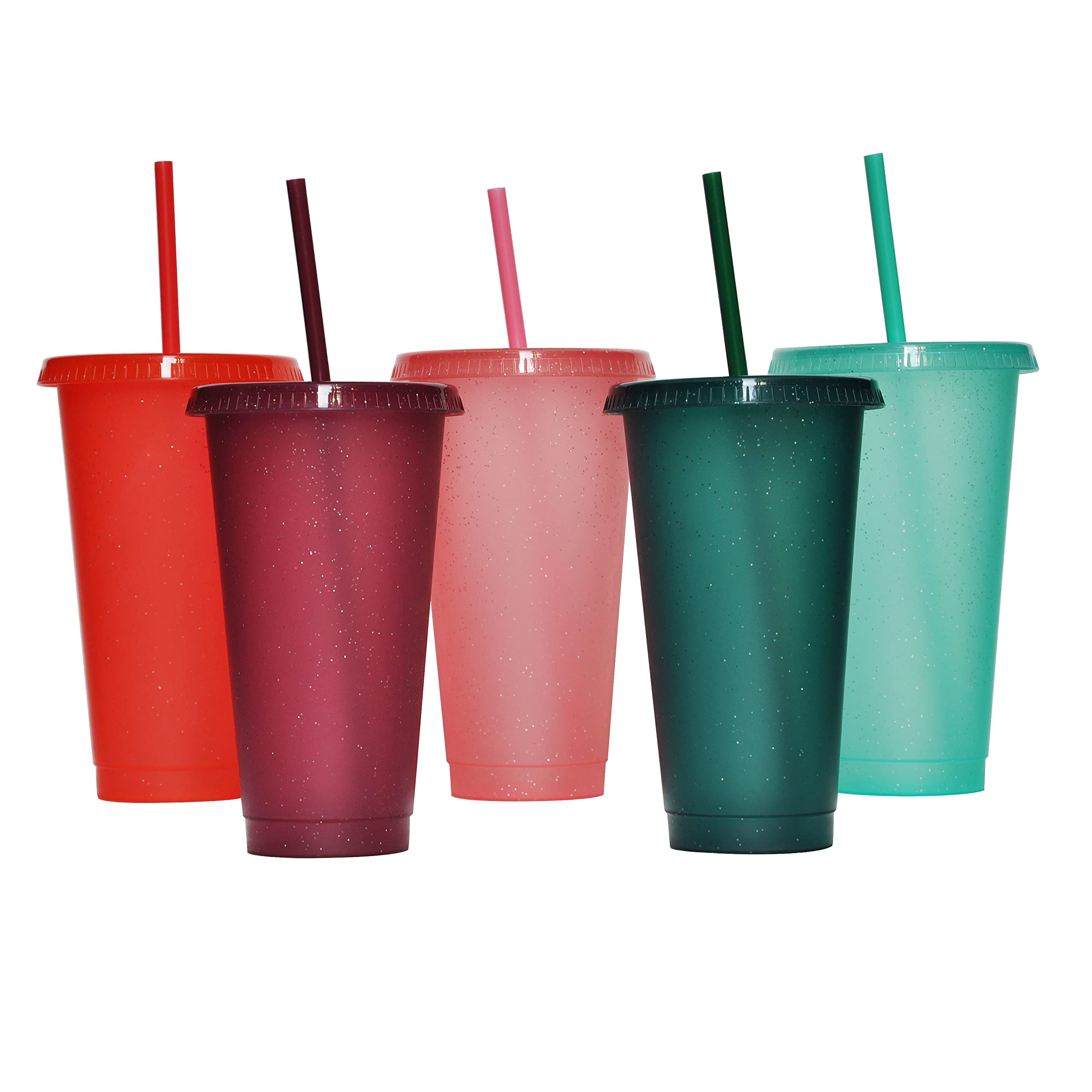 Buy Tumbler with Straw and Lid,Water Bottle Iced Coffee Travel Mug Cup