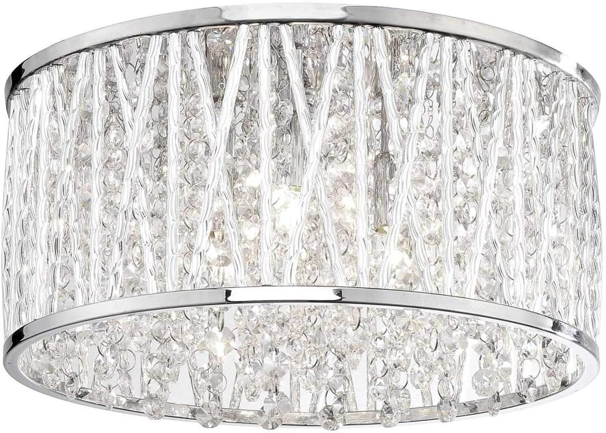 Paul Neuhaus Lefes 3 Light LED Semi-Flush Ceiling Light