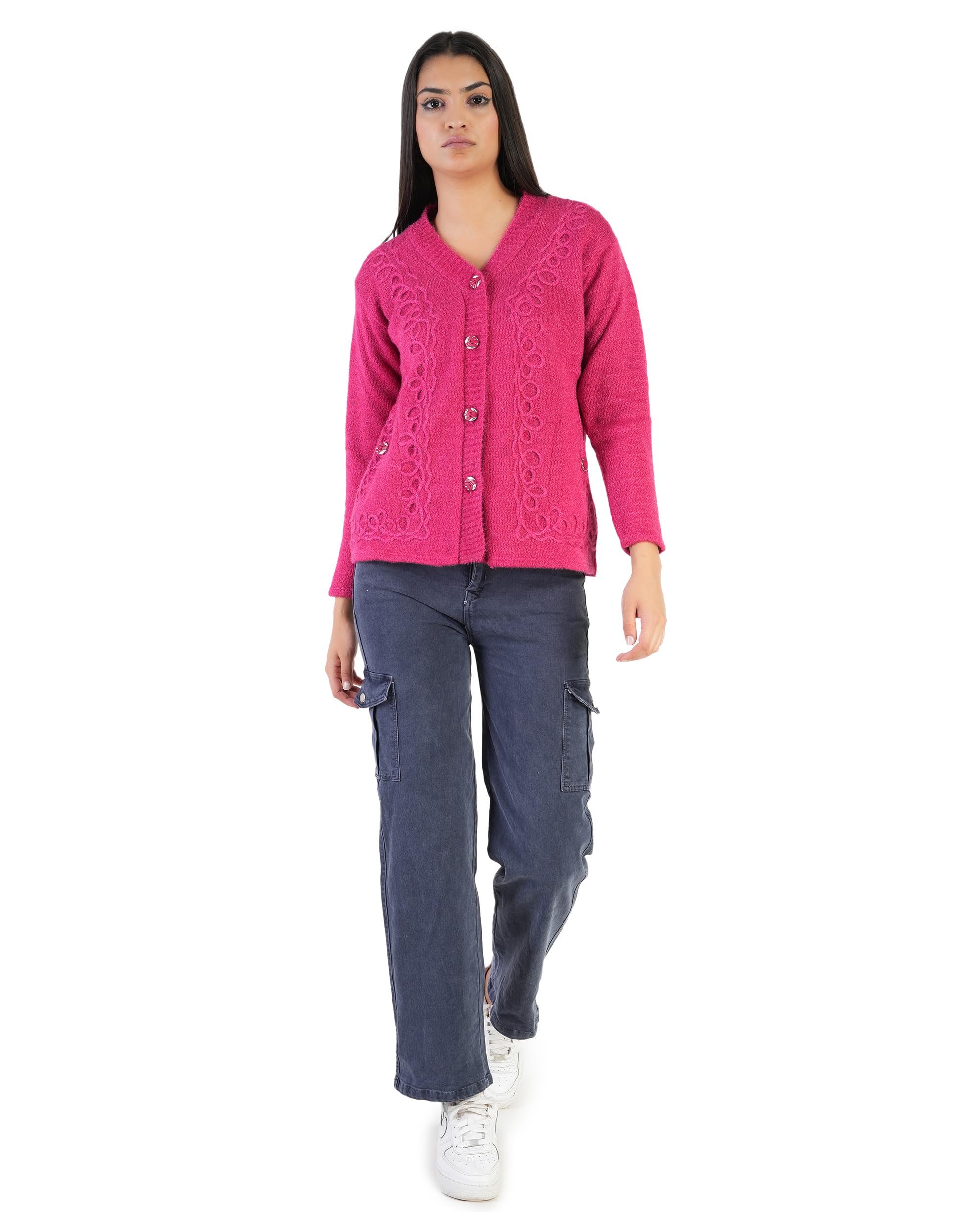 Women OSWAL FINE Wool/L/MAJANTA-image-21