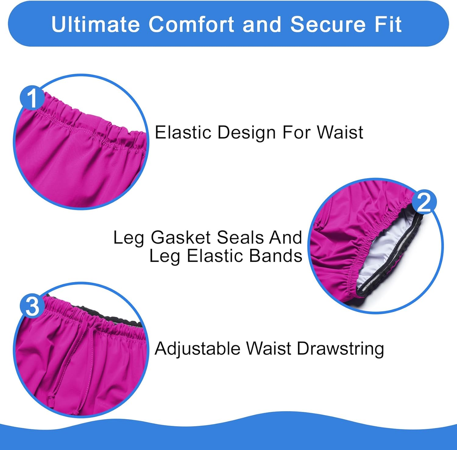 3T 4T 5T 6T Big Kids to Youth Reusable Swim Diaper for Special Needs Incontinence Swimwear Waterproof Diaper Cover
