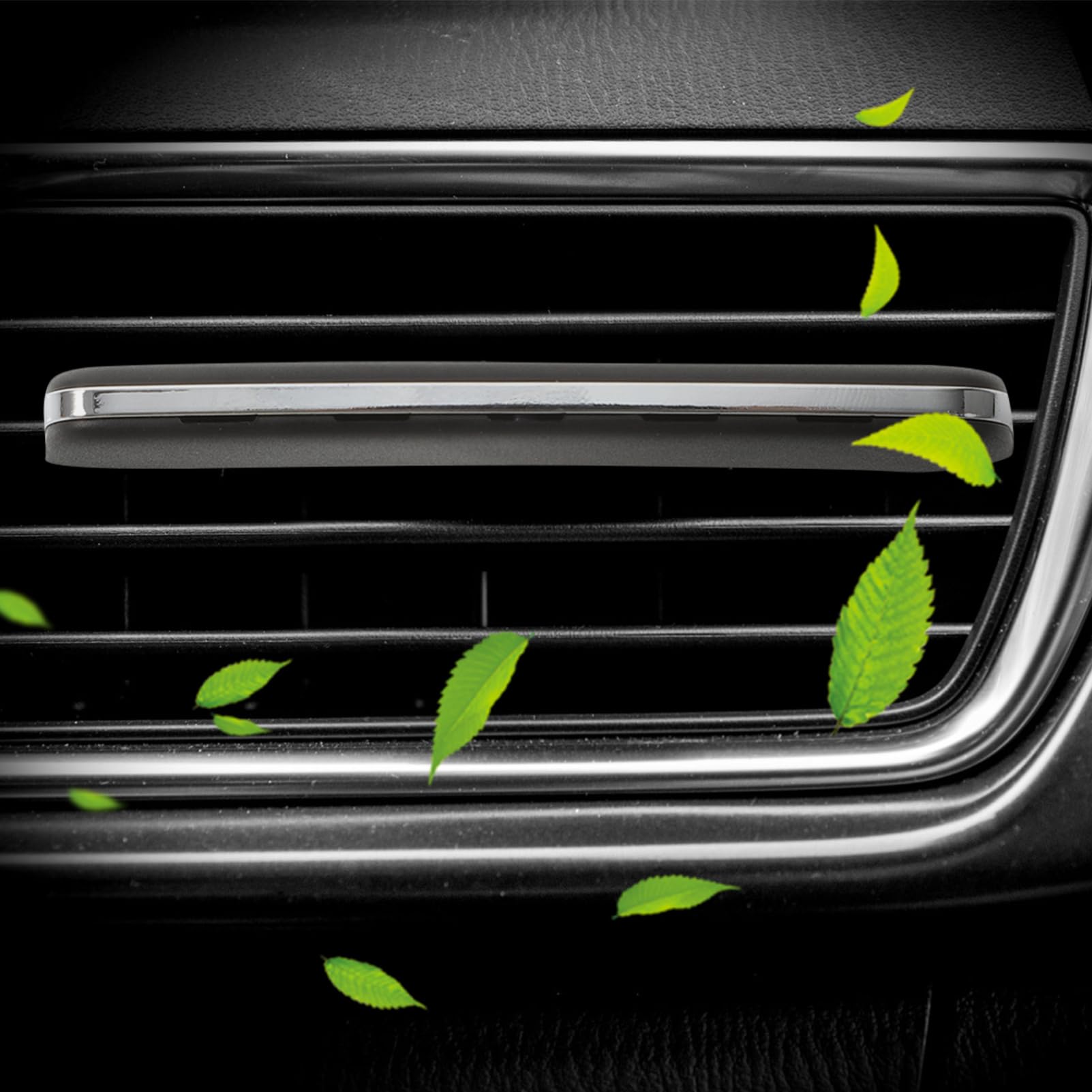 Mobestech Diffusore di Fragranze per Auto Magnetico in Lega di Alluminio e Ceramica, Design Unico, Facile da Installare, Profumatore Leggero per Interni Auto