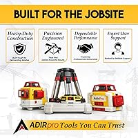 Vista 5 de AdirPro Medidor de Flujo de 4" de Ancho - Medidor de Profundidad de Agua de Fibra de Vidrio de Alta Resistencia - Medidores de Caudal