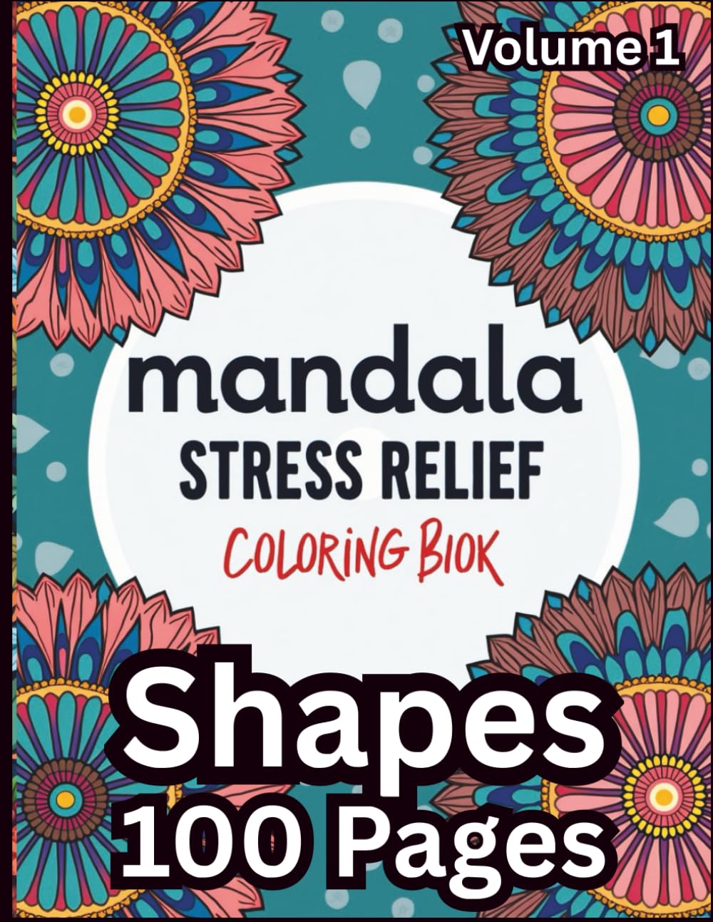 mandala stress relief coloring book