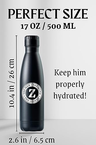 Miniatura 4 de Onebttl Botella de agua personalizada para hombres  Regalos personalizados con monograma para novio, marido, hermano, tío en cumpleaños o Navidad,