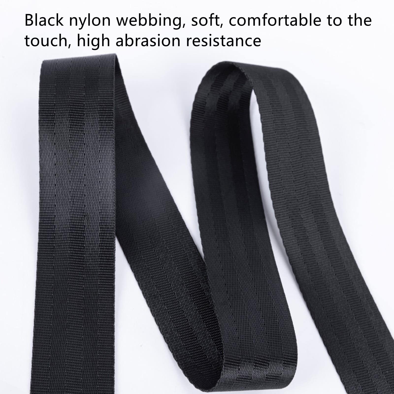 Correa de Nylon Correas de Nailon Negro, Cinta, Correa, Collar for Perro, Mochila, cinturón, Cintas DIY, encuadernación al bies