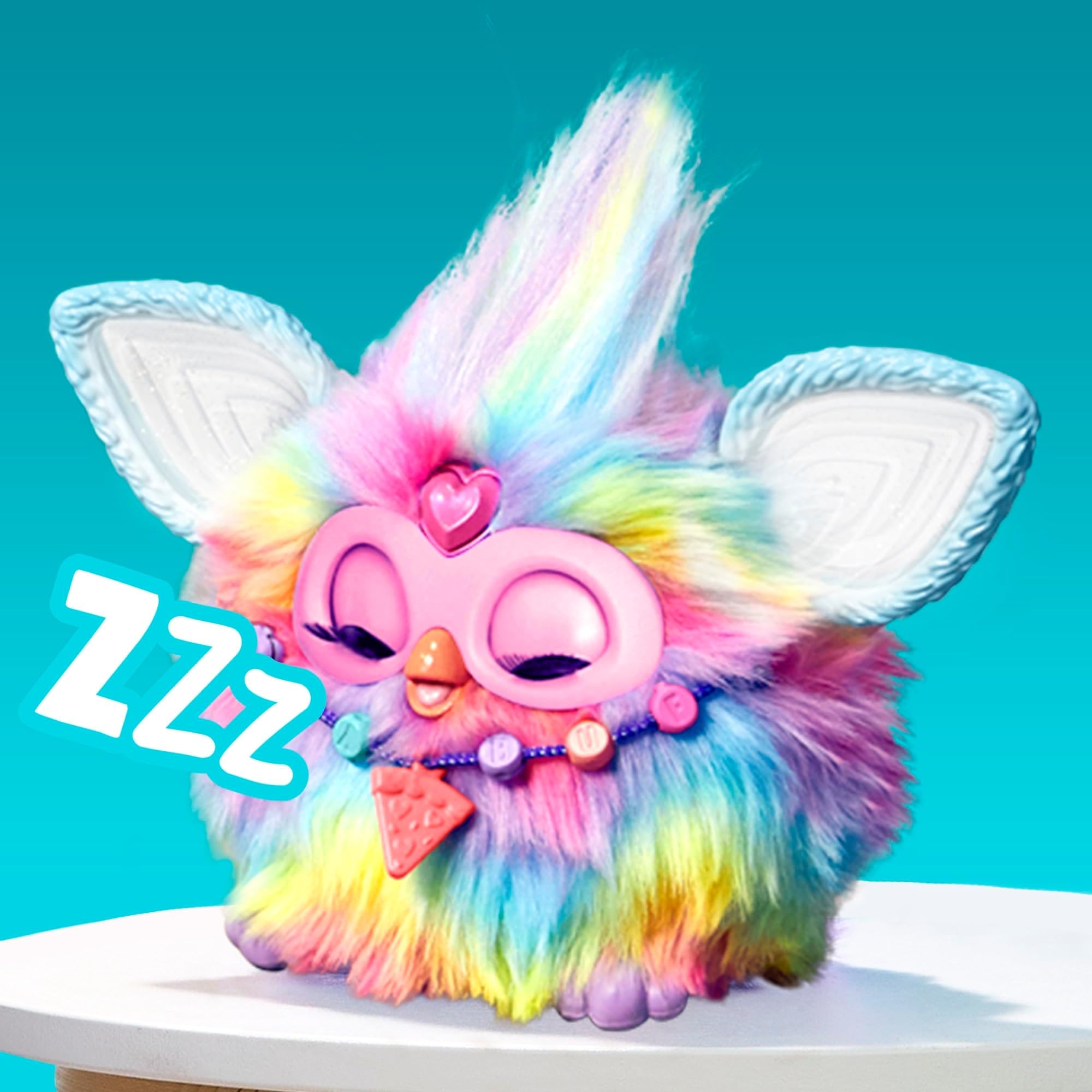 Furby Tie Dye, 15 Mode-Accessoires, interaktive Plüschtiere für 6-jährige Mädchen & Jungen & Up, Sprachaktivierte Animatronic