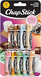 Lip Balm, Ice Cream Collection 3-Pack, Ice Cream Classics 3-Pack + S’mores Collection – Fun & Flavorful Lip Care, Birthday Gift, Party Favors, Stocking Stuffers, 0.15 Oz Ea