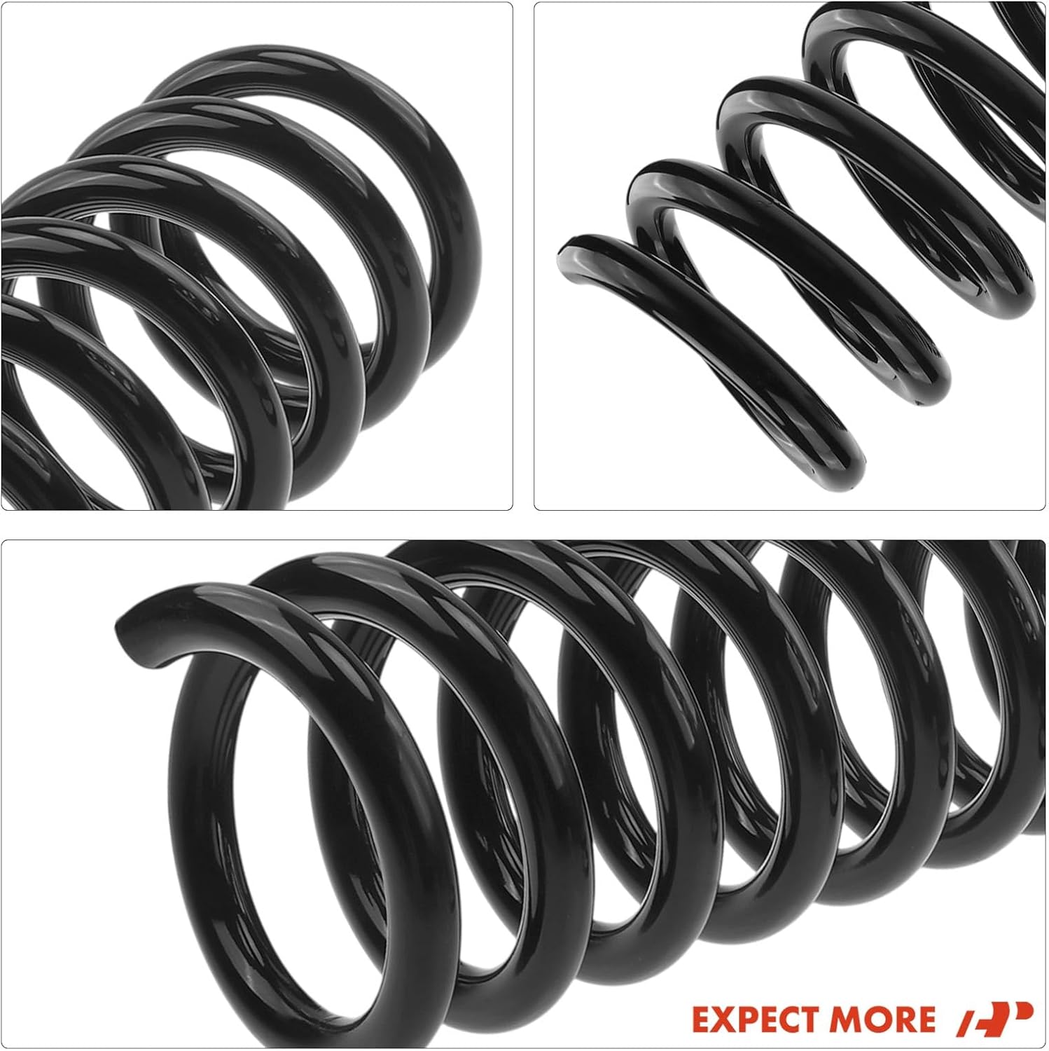 A-Premium Front Coil Springs Compatible with Jeep Grand Cherokee 2005 2006 2007 2008 2009 3.0L 3.7L 4.7L, Driver and Passenger Side, 2-Pack, Replace# 52089768AD