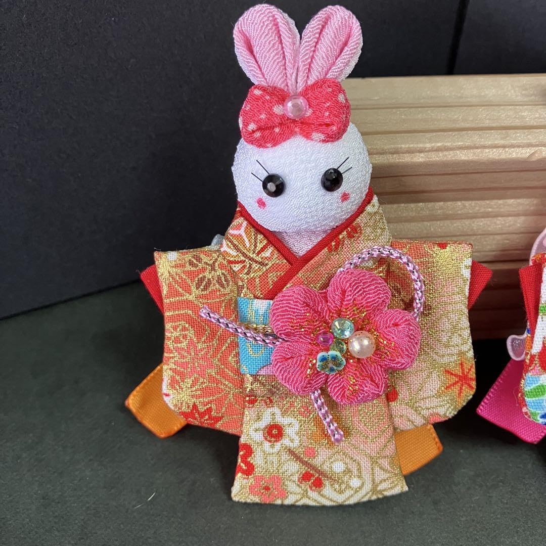 Amazon.co.jp: 7407-1 つまみ細工姉妹うさぎちゃん : DIY・工具
