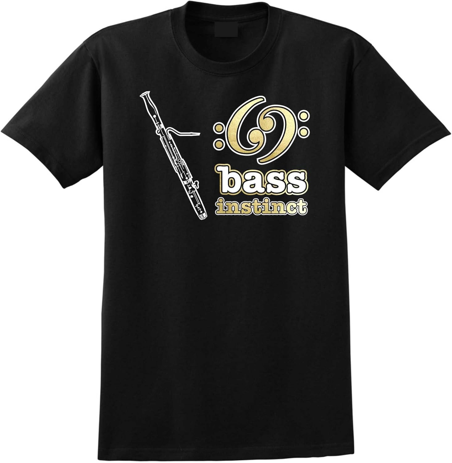 MusicaliTee Bassoon BASS Instinct - Unisex Music T Shirt : Amazon.co.uk ...