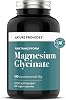 Magnesium Glycinate TRAACS Bisglycinate 240mg - 120 Vegan Capsules, 100% Pure, No FillersBuffers, Chelated, Highly Bioavailable, Muscle & Sleep Support, Stress Relief, UK Made by Nature Provides
