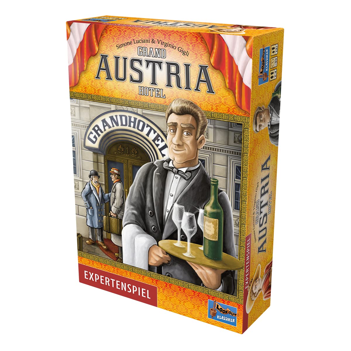 Lookout Games Grand Austria Hotel Gra Planszowa, Wielokolorowy, Od 12 lat