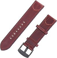 Vista 1 de Hemobllo - Correa de piel sintética para Fitbit Charge 3 (0.866in), color negro