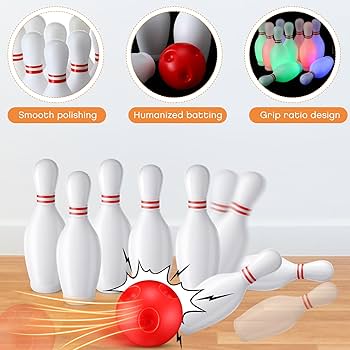 Amazon.co.jp: Halloscume 2セット ライトアップボウリング