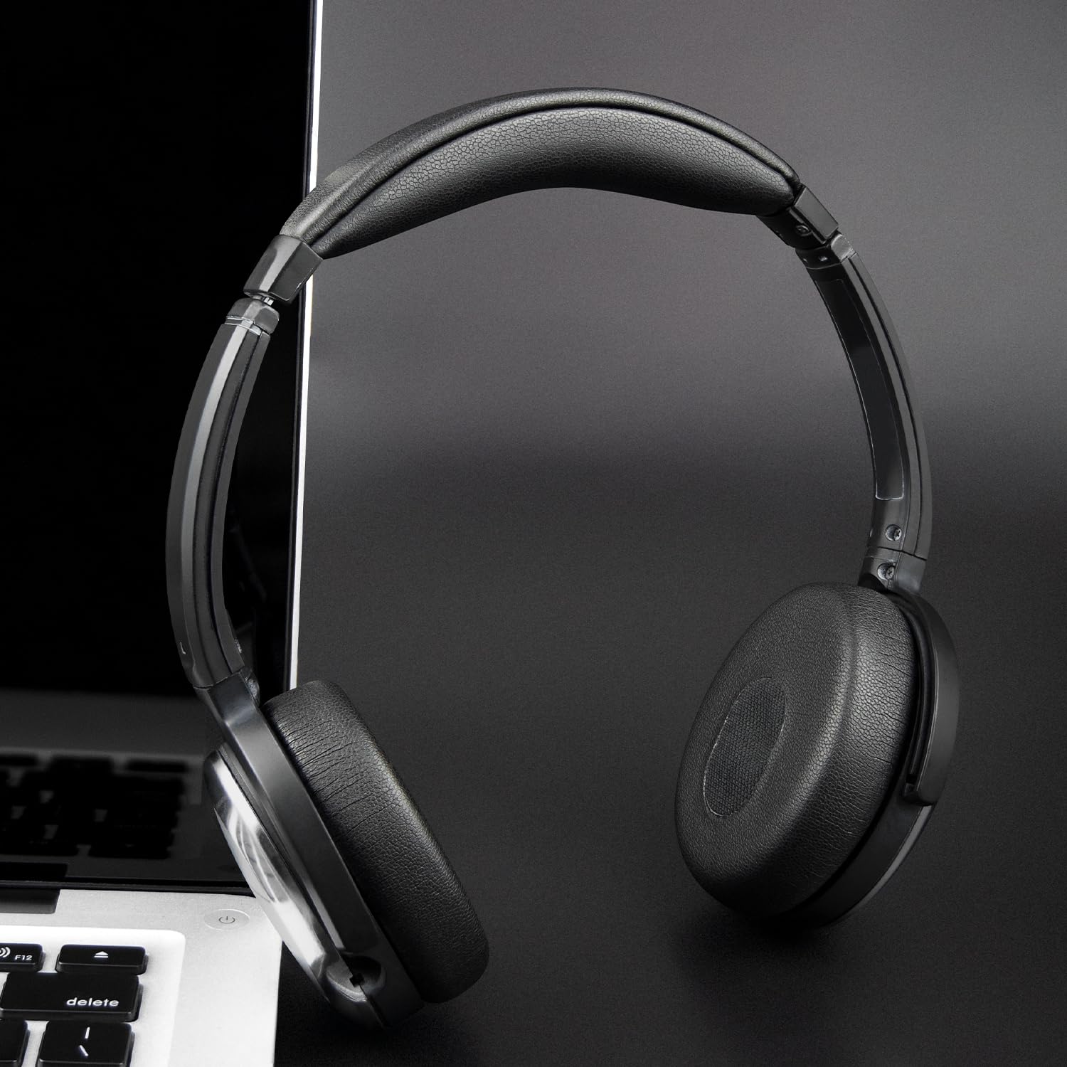 SOULWIT Almohadillas + Diadema, Kit de Repuesto para Bose QuietComfort 3 (QC3) Auriculares (No se Ajustan a OE1) - Negro