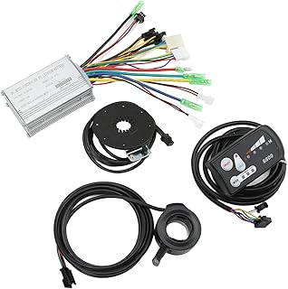 Kaufpart Electric Bicycle Controller Instrument Kit, 15A 36V 48V Common Speed Controller with LED S800 Display Panel for 250W 350W Motor