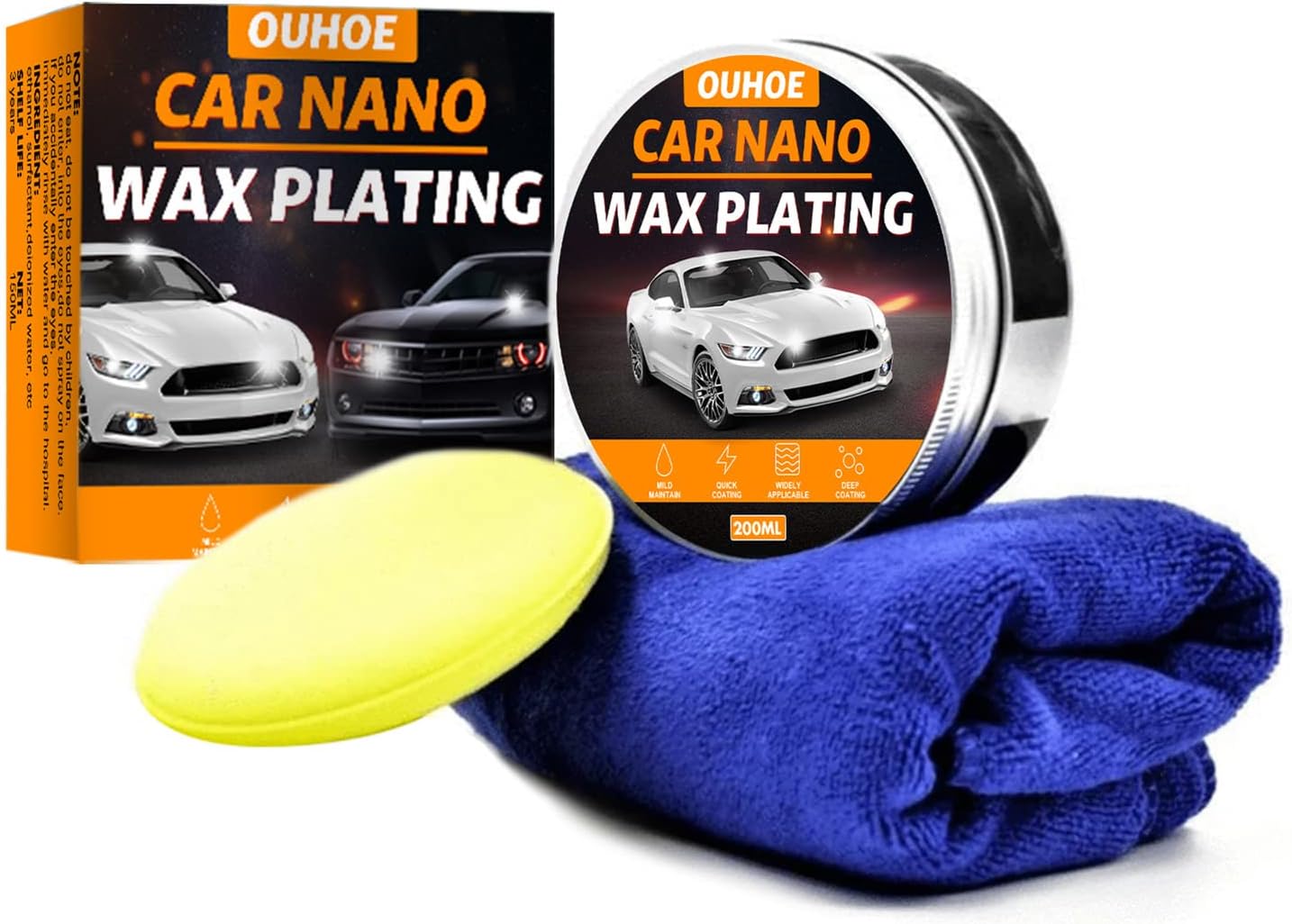 Scratch Wax for Cars Wax for Car Detailing Carnauba Wax Paint Care