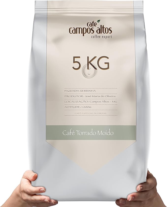 Café Campos Altos, Café Especial Torrado e Moído, 5Kg