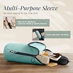 Kit sac de toilette: Suspension Travel Sac de toilette + 311 TSA Sac liquide cosmétique + Poche d'organisateur d'accessoires ultralégers, turquoise, 3 Ensemble de toilettes en pièces