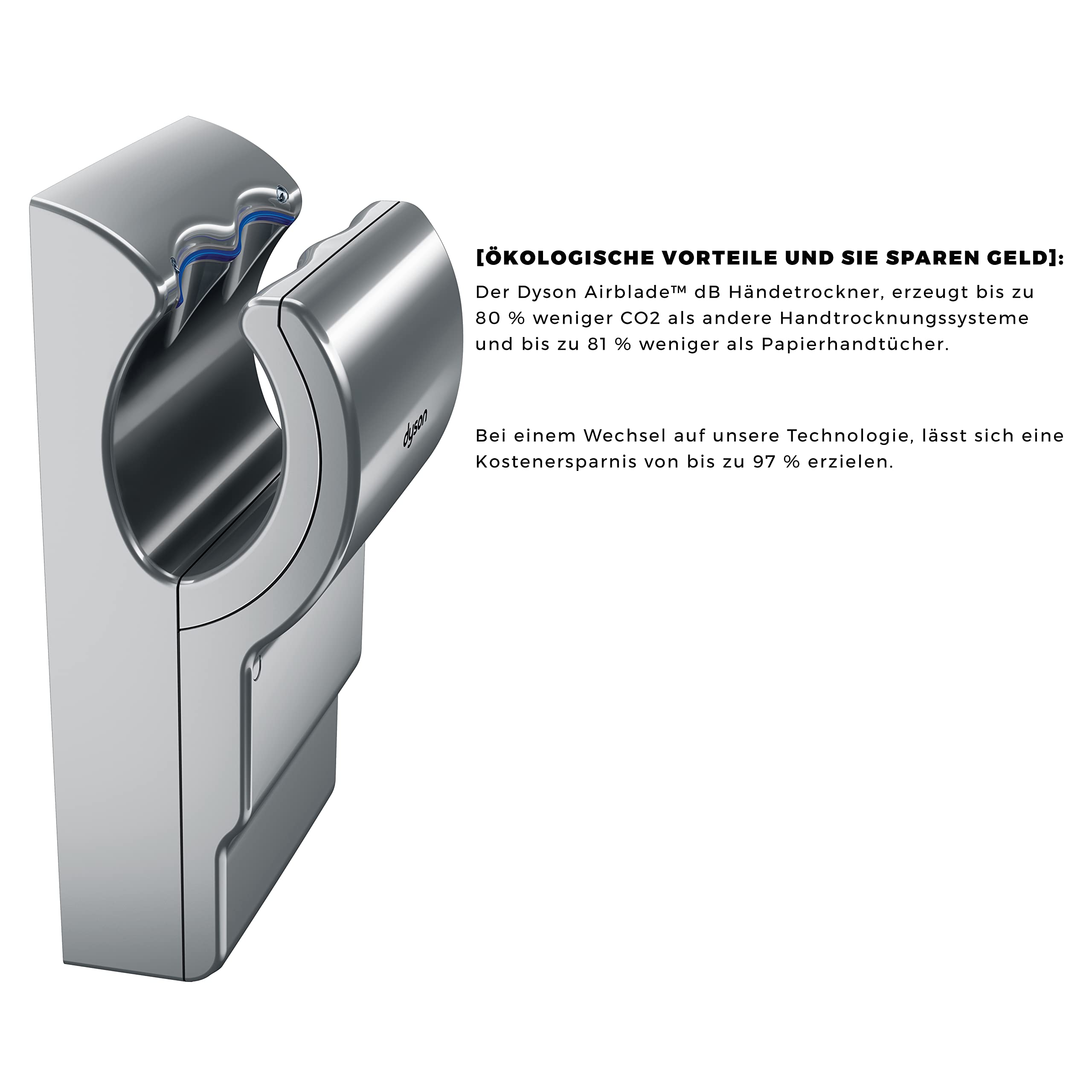 Dyson 300677-01 - Secador de manos, color gris, talla única