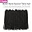 Ubeleco Short Passion Twist Hair 10 Inch 154 Strands Water Wave Crochet Hair 7 Packs Passion Twist Crochet Hair for Black Women Spring Twists Curly Braiding Hair Extensions (10 Inch,1B)