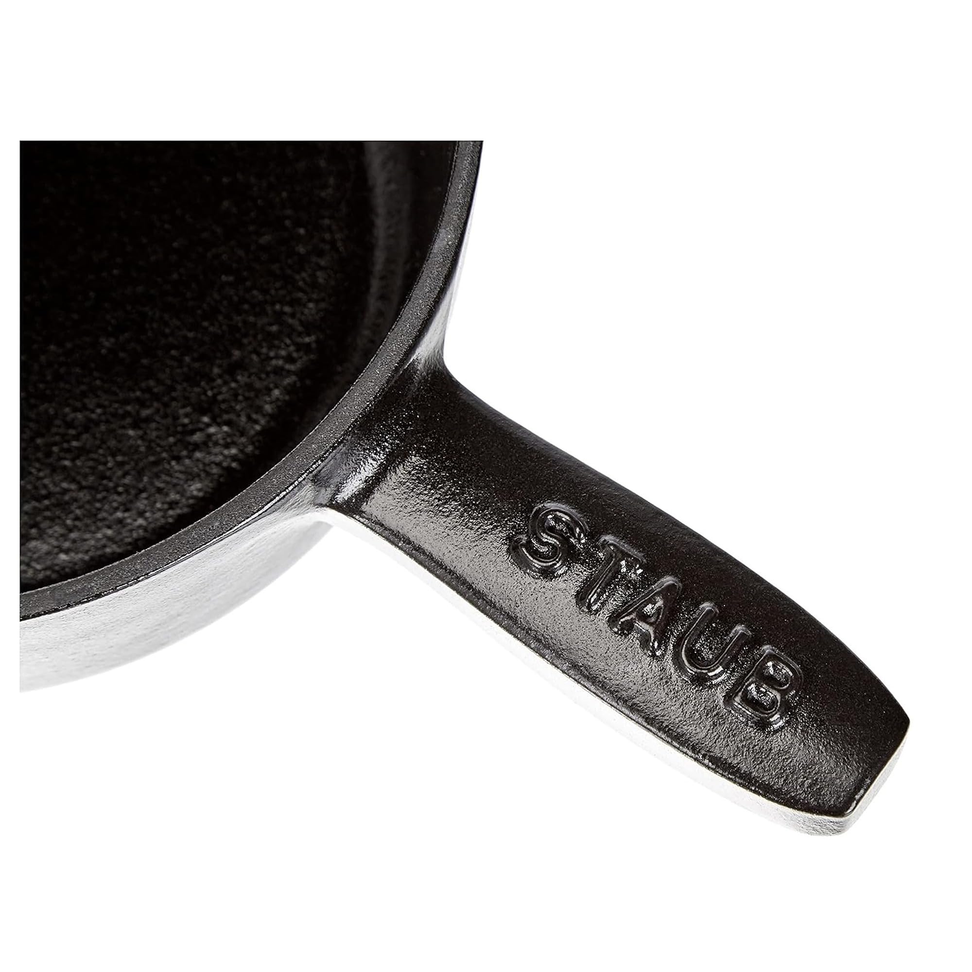 STAUB 1461223 Mini olla de fondue de queso, hierro fundido, negro mate