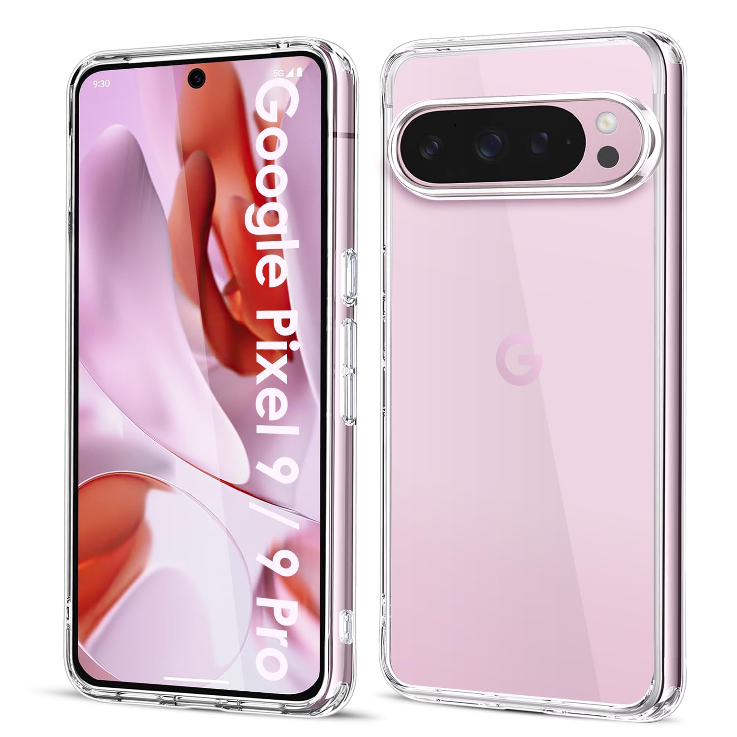 Filoto Klar Hülle für Google Pixel Serie, Anti-Vergilbung, Dünne Flexible TPU Silikon Handyhülle, Kratzfest, Stoßfest, Fingerabdruckresistent, Transparentes Case