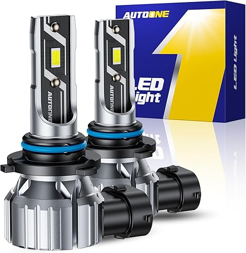 AUTOONE Luz antiniebla LED H10/9145/9140, 20000LM 6000K blanco bombilla antiniebla H10 o DRL, inalámbrico, fácil instalación, IP68, paquete de 2