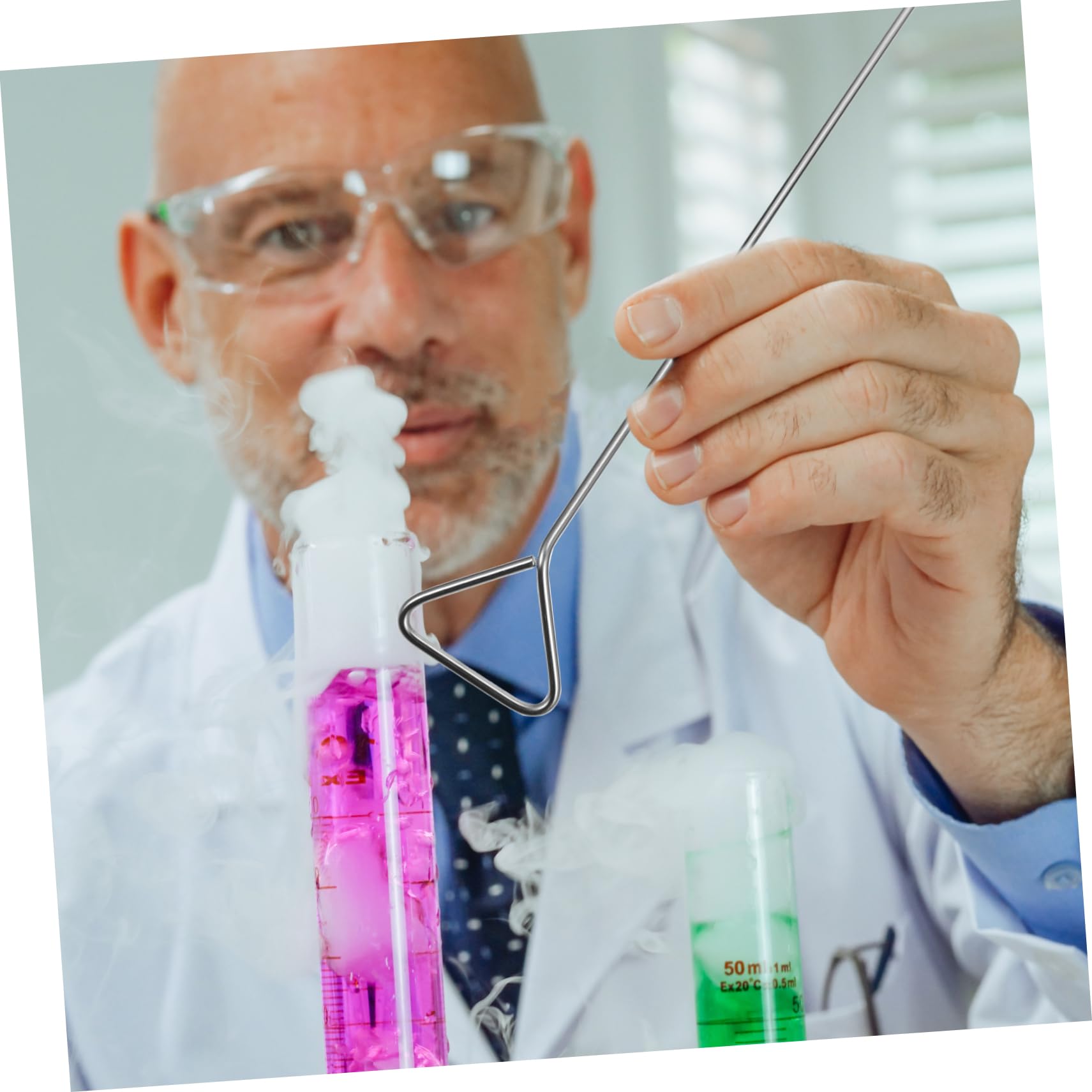 Cabilock 5 Set Spatole Professionali Inossidabile Per Spreading Cellule Da Laboratorio Per Applicazioni Scientifiche E Biologiche Con Punta Per Distribuzione Uniforme Della 4 Pezzi*5