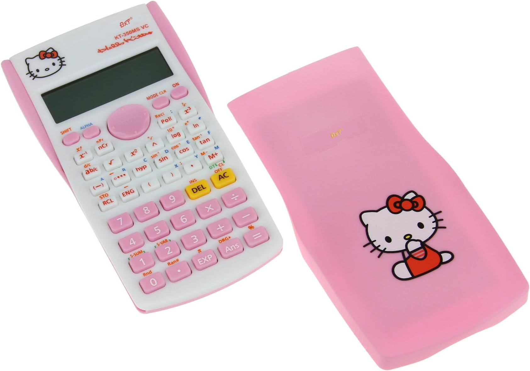 BXT Cute 2-Line Electronics Engineering/Scientific Calculator Pink