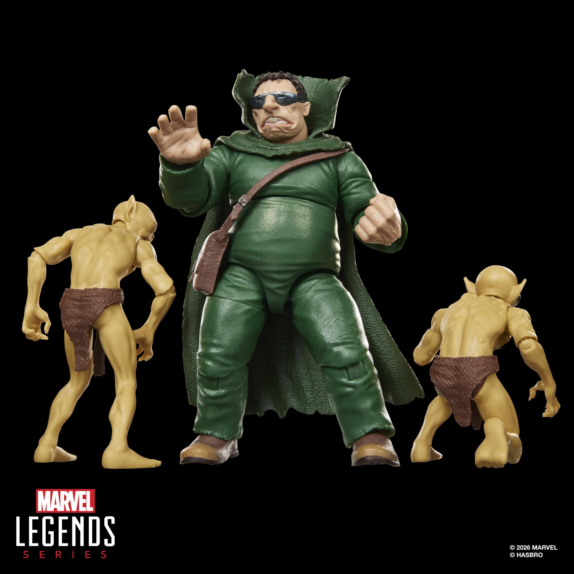 Marvel Legends Series Marvel's Mole Man & Moloids Multi-Pack, 3 von den Fantastic Four Comics inspirierte Action-Figuren zum Sammeln (Skala 15 cm)