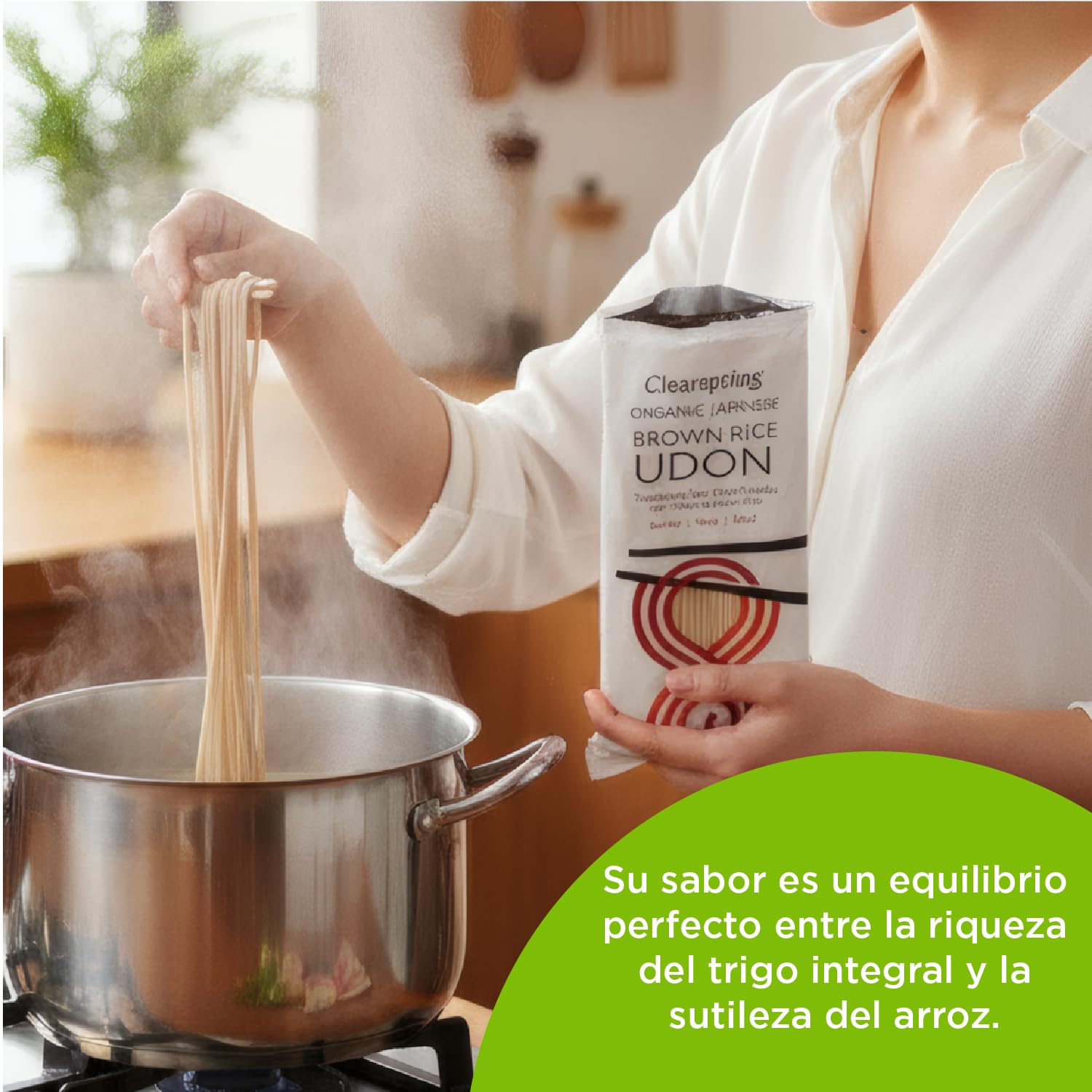 Clearspring Pasta Udon al riso integrale biologico 200 g