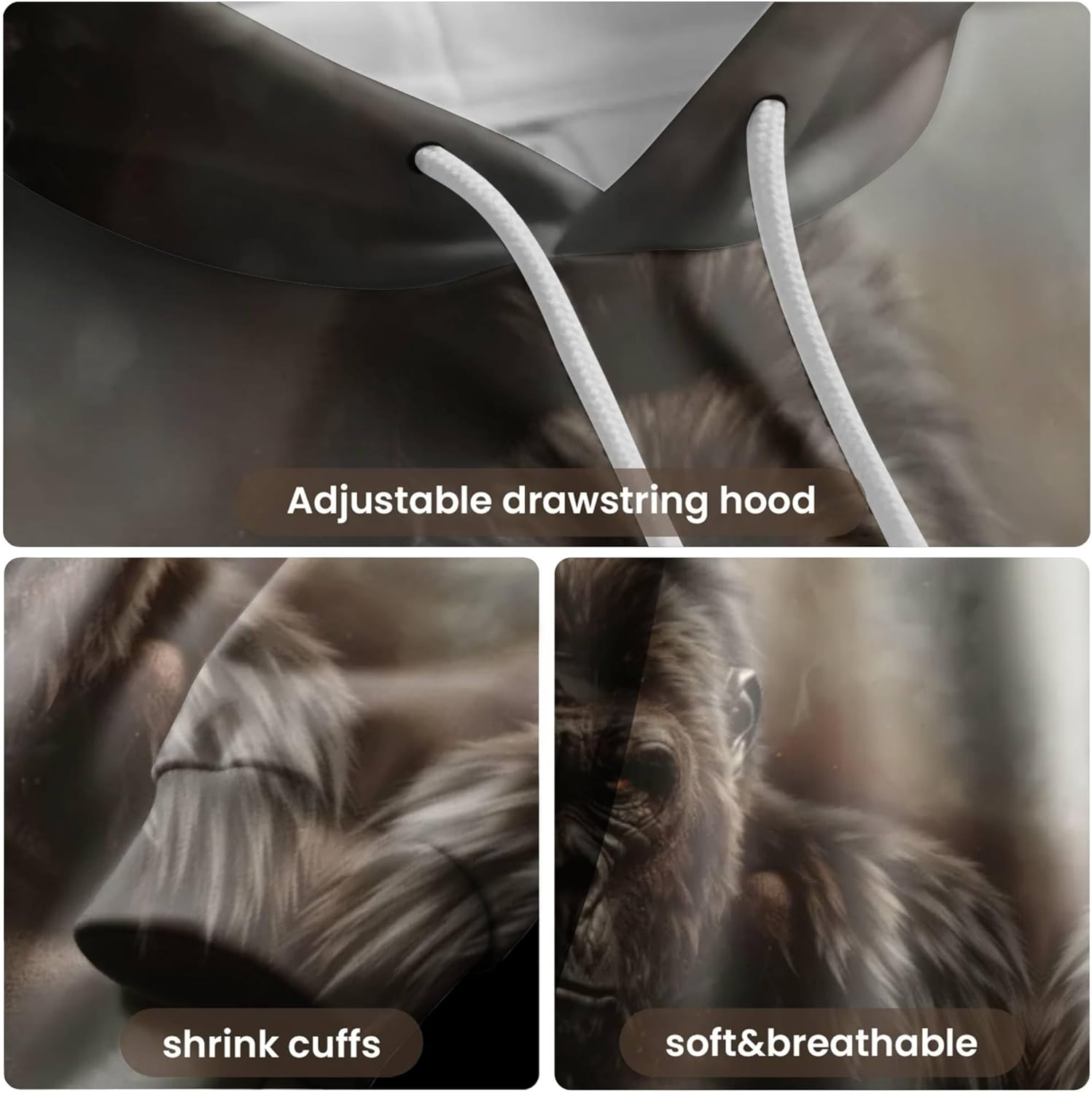 3D Printed Hoodie High Definition Graphic Comfortable and Stylish Unisex Breathable Fabrics Ideal for Casual Wear - Image 5