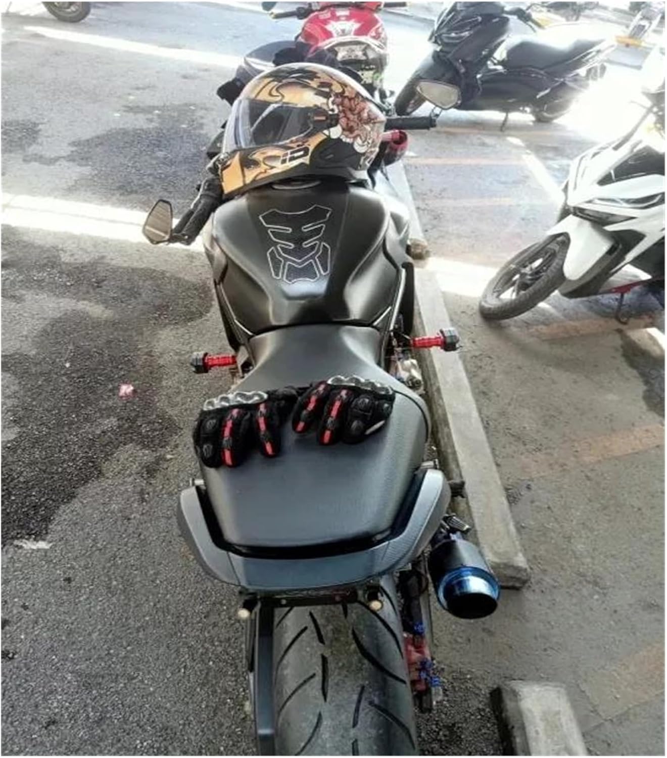 Falling Crash Protector For HONDA CB650R CBR650R 2021-2023 Motorcycle Falling Protection Frame Slider Fairing Guard Crash Pad Protector Upgrade accessories(CB650R Silver)