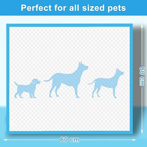 Miniatura 2 de Disposable Puppy Pads  UltraAbsorbent pee pads for dogs  24"x24"  30 dog pads  Leak-Proof Dog training pads  Heavy Duty Dog Pee Pads Extra Large