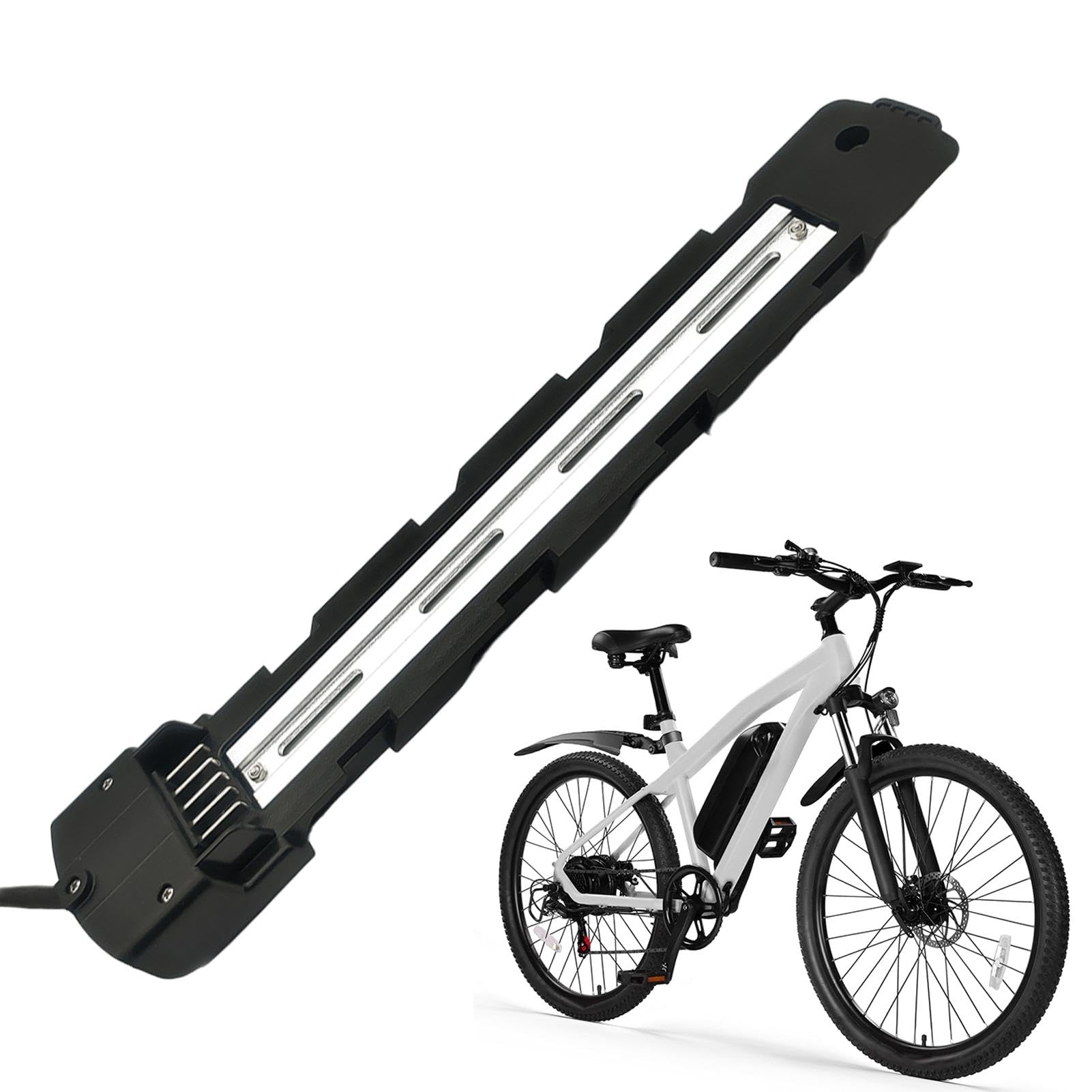 Accubasis - Base Box Batterijlade Heavy-Duty Houder | Veelzijdige batterijmontageladen Batterij Opbergdoos voor E-Bikes