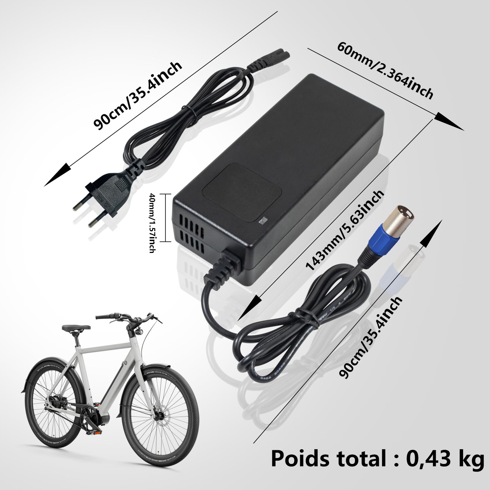 29,4 V 4 A ładowarka do elektrycznych wózków inwalidzkich i skuterów mobilnych 24 V 25,2 V 25,6 V bateria litowa (LiFePO) akumulatory, 3-biegunowa wtyczka XLR, inteligentna ładowarka z wyświetlaczem