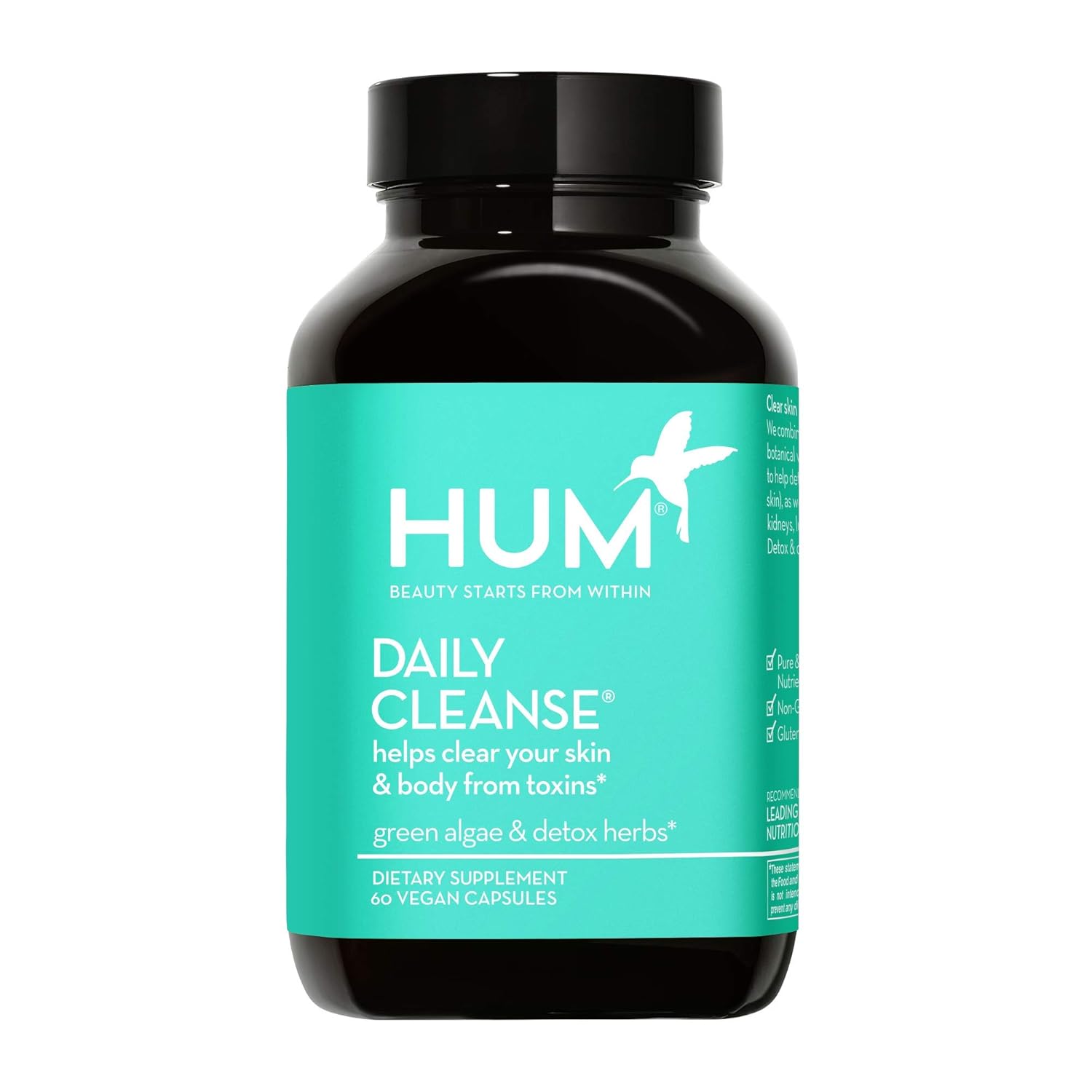 HUM Daily Cleanse Clear Skin Herbal Supplements Improved
