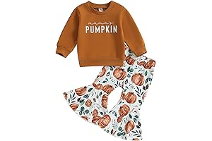 Adorable 18-Month Fall Halloween Outfit for Girls: Pumpkin Paradise