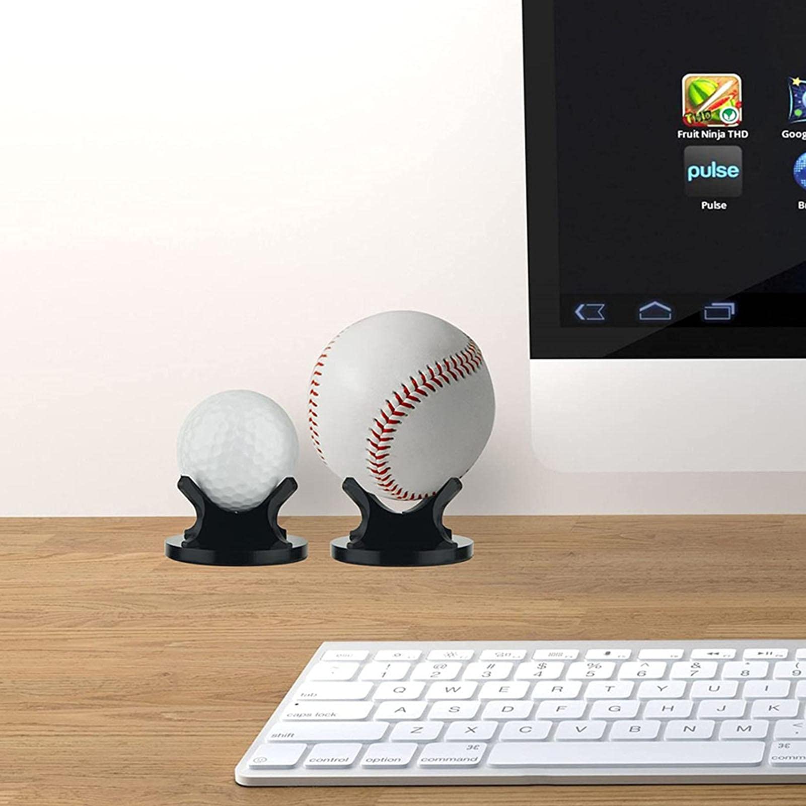 Support mural Better Display Cases pour support de tube de présentation de batte de baseball (supports uniquement) (A023-BBT-LL) - France