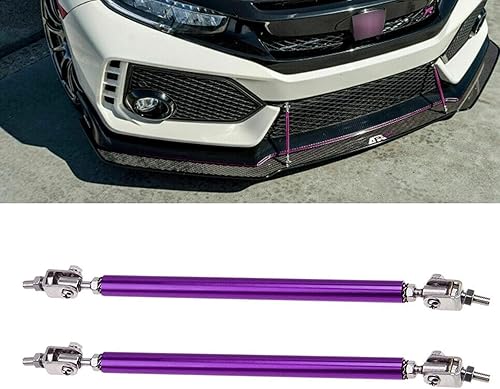 Vista 23 de Xotic Tech - Varillas ajustables de soporte para difusor para parachoques delantero, se adaptan a la mayoría de los vehículos