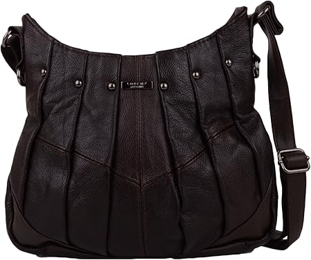 the trend black leather purse