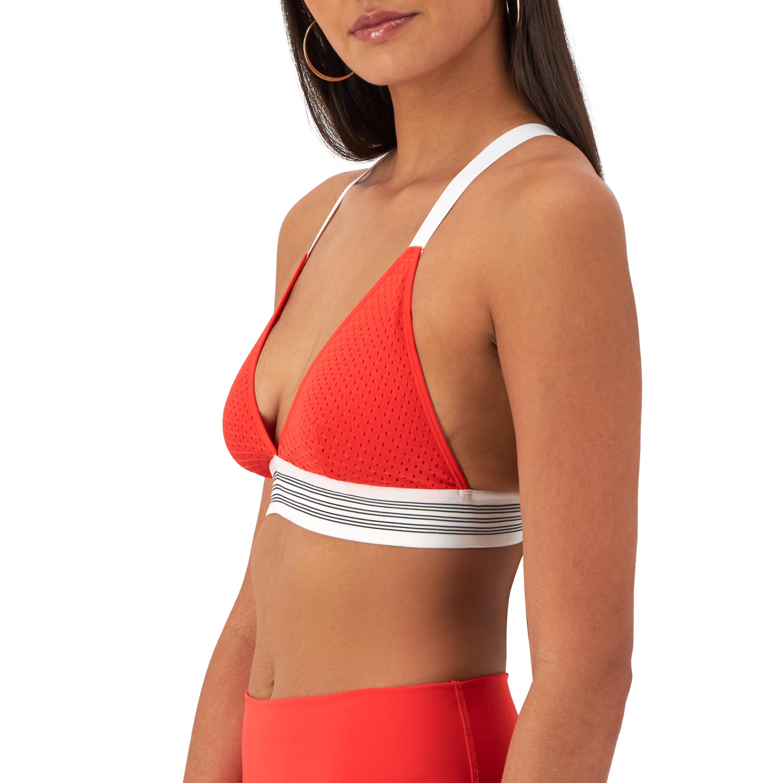 Champion Reggiseno, Ristampa, Traspirante, novità Mesh Vintage Sport per Le Donne Sportivo Donna