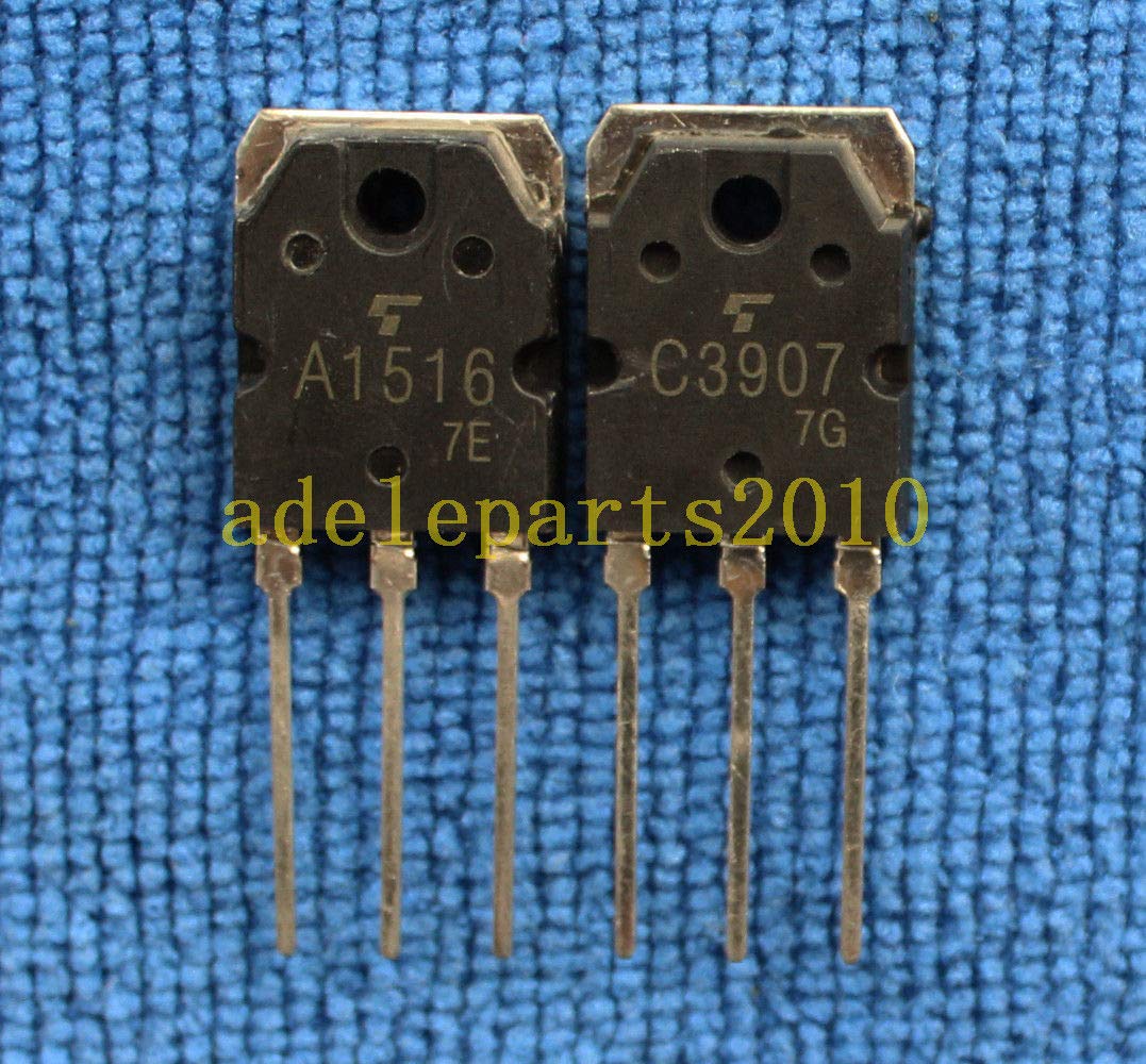 FidgetGear 5pair OR 10PCS 2SA1516/2SC3907 A1516/C3907 Transistor TO-3P ...