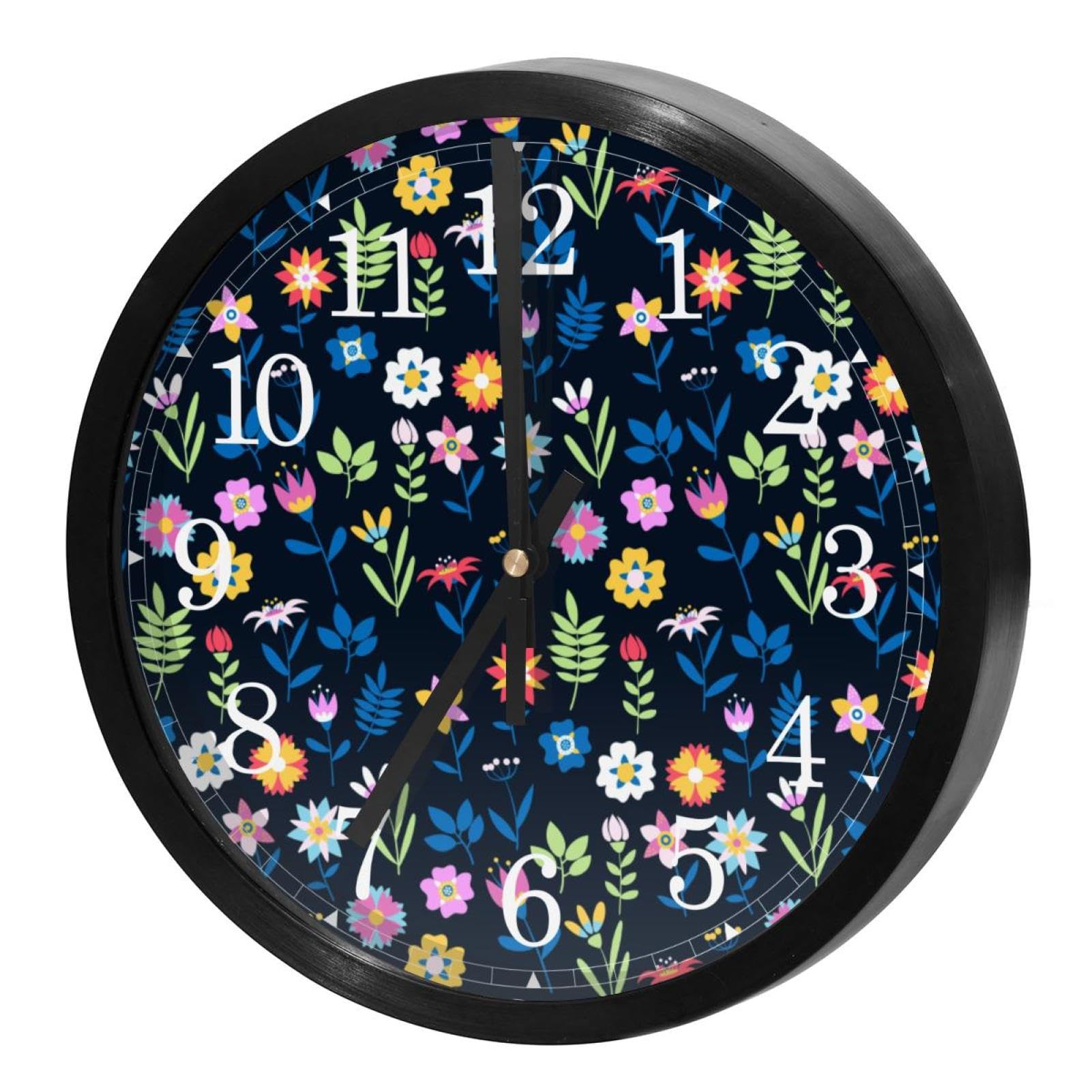 Horloge murale silencieuse à quartz sans tic-tac pour maison et école