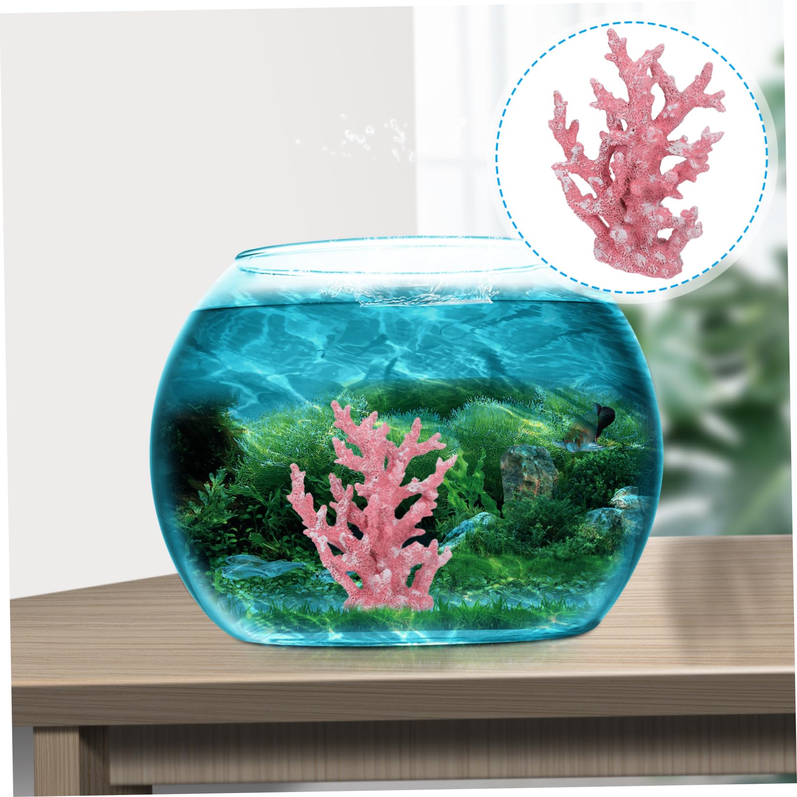 Ornement Artificiel Résine pour Aquarium Décoration Méditerranéenne Naturelle pour Aquarium pour Embellir Votre Espace Aquatique