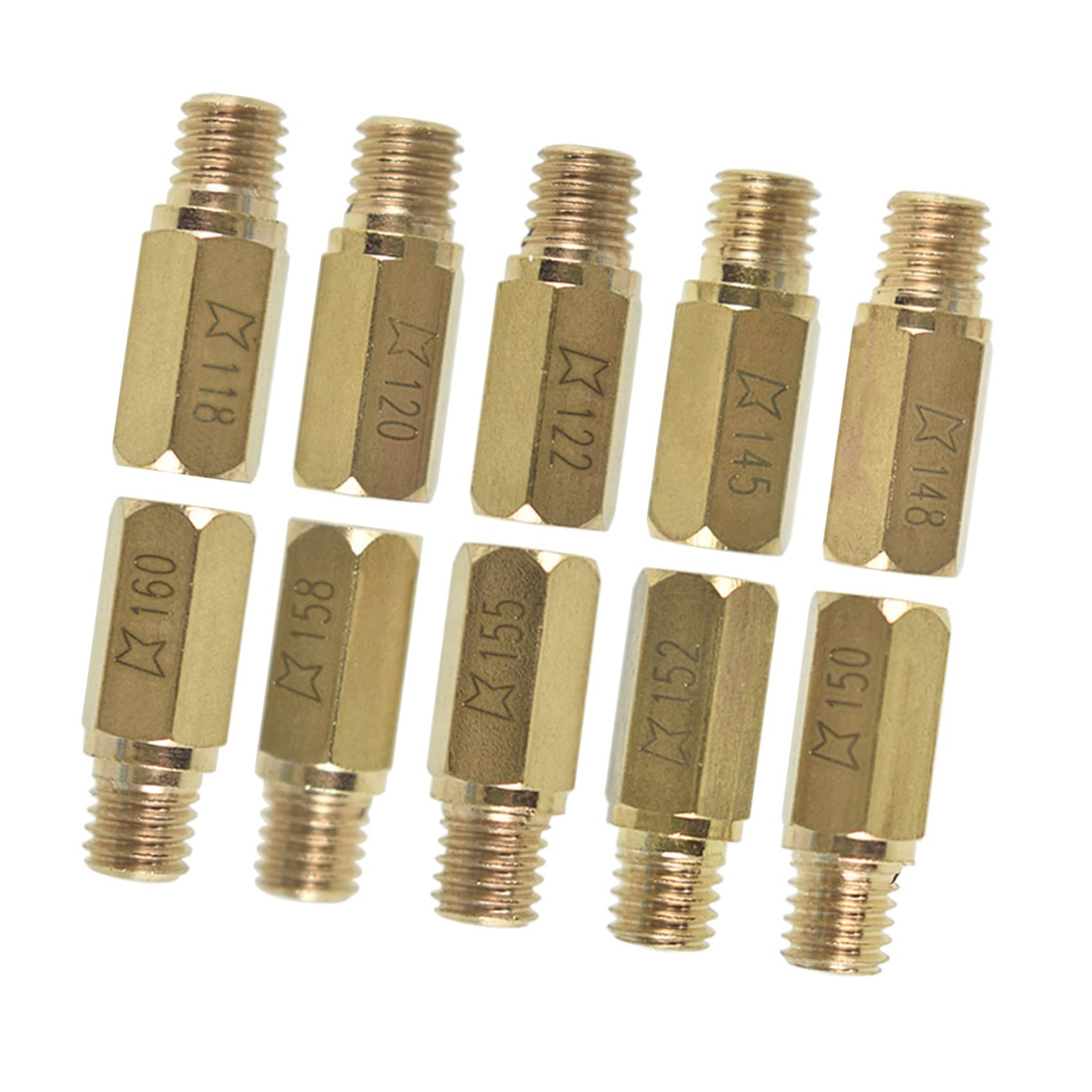 NEW Set 10 Main Jet for OKO KOSO PE PWK Carburetor Available Size 118,120,122,145,148,150,152,155,158,160-image-28