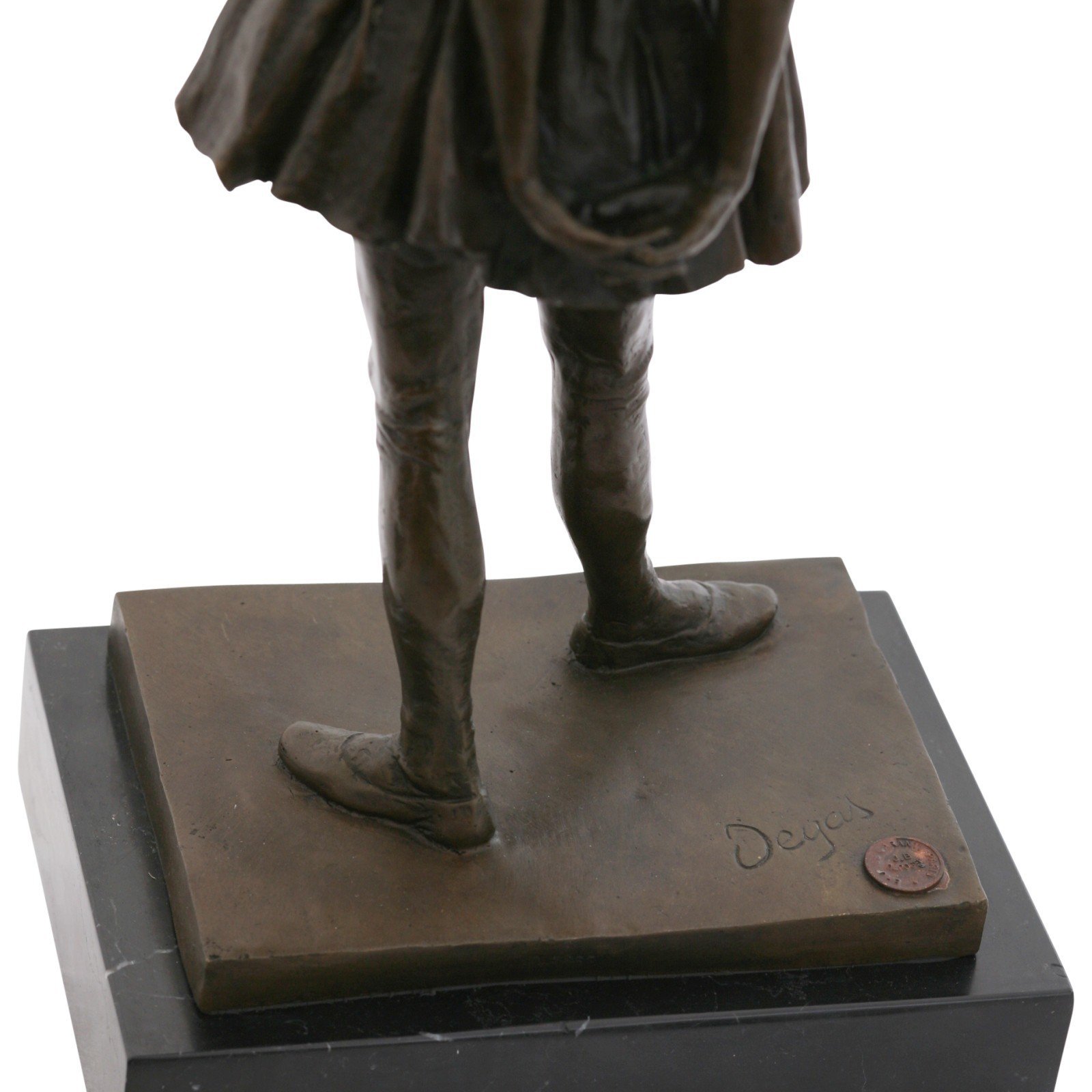 Figurka z brązu baletowa tancerka klasyczny taniec repro statuetka z brązu rzeźba statuetka balerina 40 cm