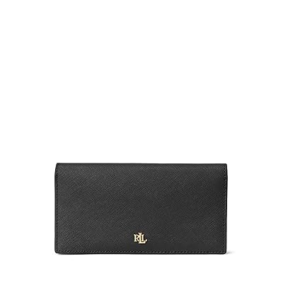 Lauren Ralph Lauren Crosshatch Leather Slim Women